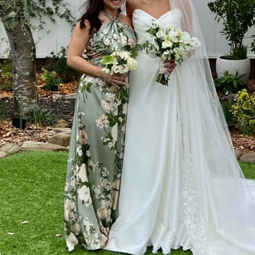 Reformation Size 8 Veria Silk Dress- WORN ONCE